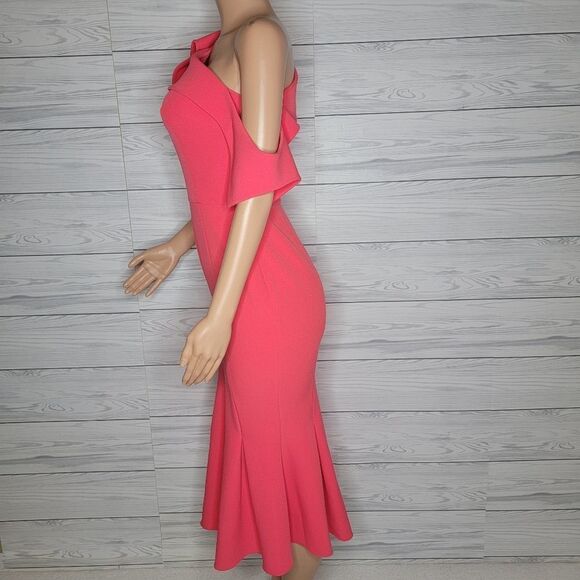 🥰Safiyaa Juniper One-Shoulder Flare Dress - Picture 5 of 17